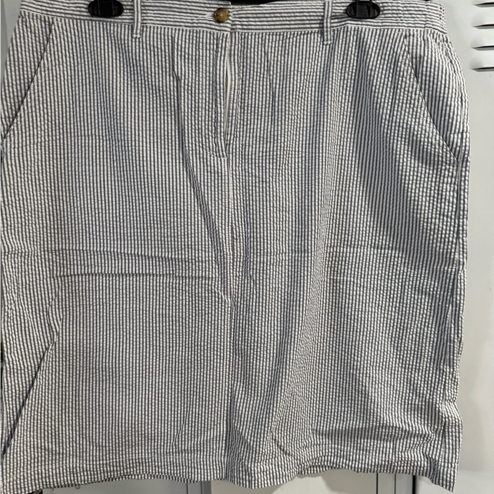 Striped Black and White Skirt